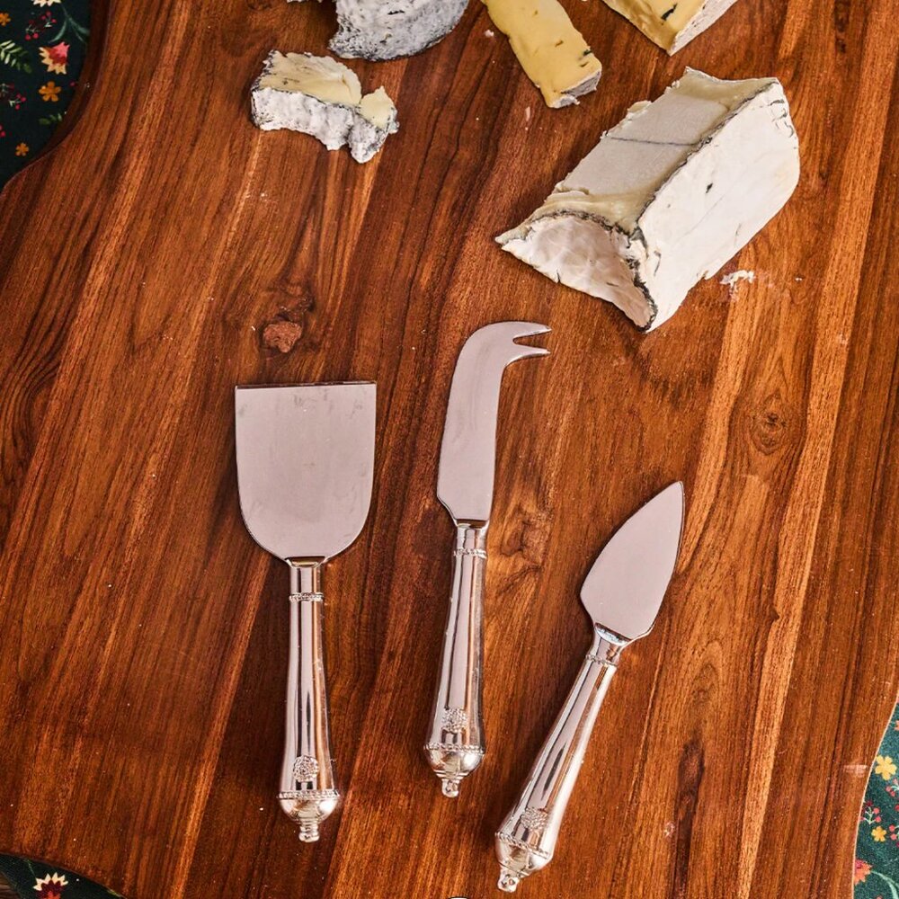 Juliska Berry & Thread Cheese Knife Assorted Set/3 - Polished